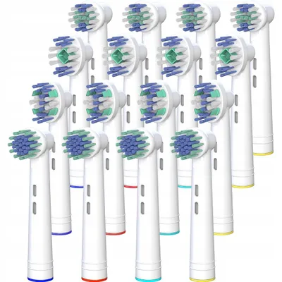 Produktbild von Nistal Ersatz-Zahnbürstenköpfe für Oral-B - 4 Modelle, 16 Stück