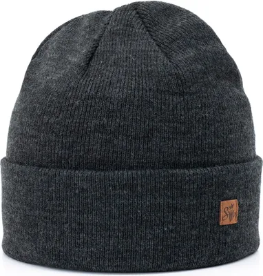 Produktbild von Smith & Miller Basic Cuff Beanie, anthracite-melange
