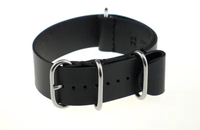Produktbild von Happel Nato-/ Durchzugsband Atlanta 24mm schwarz