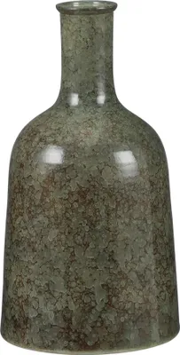 Produktbild von Mica Decorations Oliver Glasflasche - H35 x Ø22 cm - Terrakotta - Grün