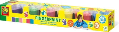 Produktbild von Ses Fingerfarbe, 6 Farben