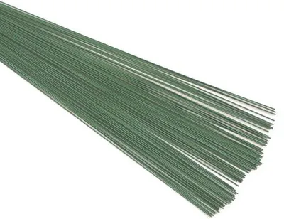 Produktbild von Blumendraht Grün 0,9 mm für Blumensteckarbeiten ca. 25 cm