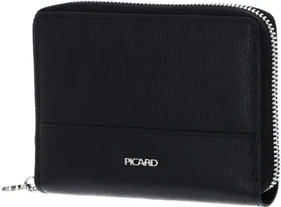 Produktbild von PICARD Geldbörse Universe 1 Zip Around Wallet Black schwarz