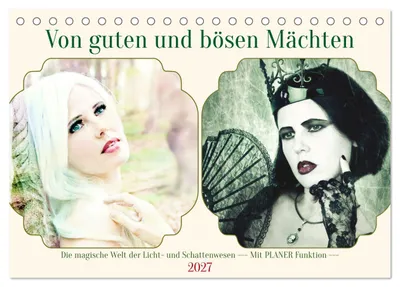 Produktbild von Von guten und bösen Mächten (Tischkalender 2027 DIN A5 quer), CALVENDO Monatskalender