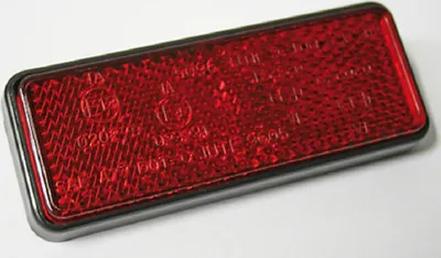 Produktbild von HIGHSIDER smart Rückstrahler Rot Mit Gewindebolzen M5 (1Stck)