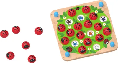 Image de 2Kids Toys Jeu de mémoire 3D « Coccinelles »