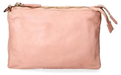 Produktbild von Lux Damen Schultertasche aus echtem Leder, mit Reißverschluss und verstellbarem Trageriemen