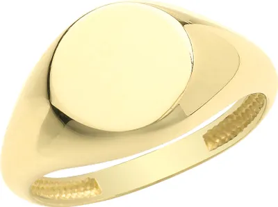 Produktbild von Klassischer 9 Karat (375) Gold Damen - Monarchenring / Siegelring, 49 (15.6); TRS28339RSJ