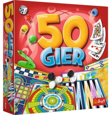 Produktbild von 50 Spiele, Set, Klassische Spiele für die ganze Familie, Brett- und Gesellschaft