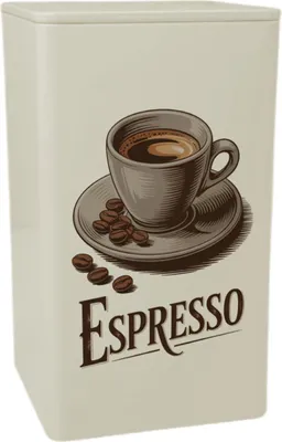 Produktbild von Espresso Vintage KaffeeDose 900ml für Kaffeegenuss