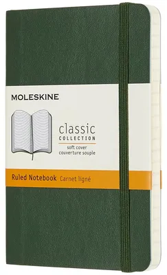 Produktbild von Moleskine Notizbuch Pocket/A6, Liniert, Myrtengrün