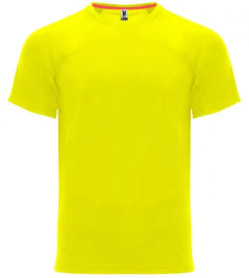 Image de Roly Sport - T-shirt « Monaco » pour homme LT3471 (S) (jaune fluo)