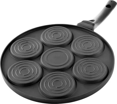 Produktbild von KAMILLE Pfanne RAYA Pfannkuchenpfanne 26 cm Antihaft-Pfanne Crepsespfannen Smileys