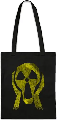 Produktbild von Urban Backwoods Radioactive Face, Stofftasche, Farbe: Schwarz