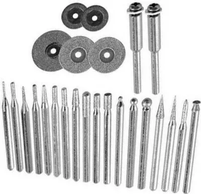 Obrázek produktu pro Sada diamantových brusných kotoučů, 25 kusů, 3,2 mm