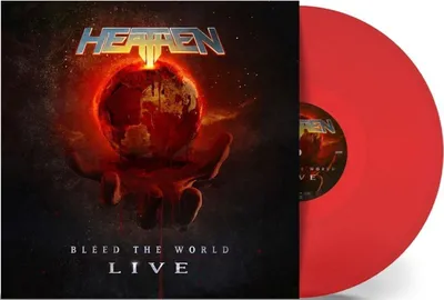 Zdjęcie produktu dla Heathen - Bleed The World - Live (Limited Edition) (Transparent Red Coloured) (LP)