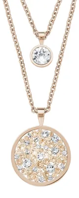 Immagine prodotto di Zweireihige Halskette mit runden Anhängern von s.Oliver Jewelry.