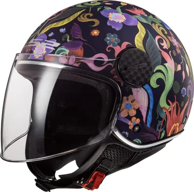Immagine prodotto di LS2 Sphere Lux Bloom Deco Casco moto jet - Nero L = 59-60 cm