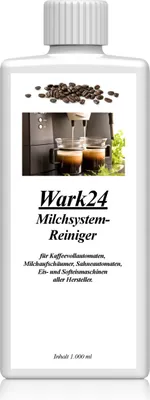 Produktbild von Wark24 Milchsystemreiniger 1L für Kaffeevollautomaten wie Philips Jura Delonghi
