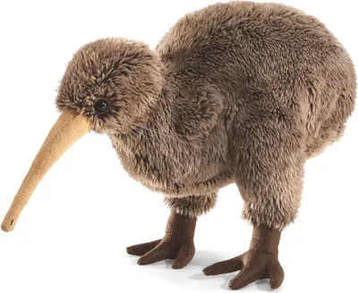 Produktbild von Folkmanis Handpuppe Kiwi braun 36 cm Plüschkiwi