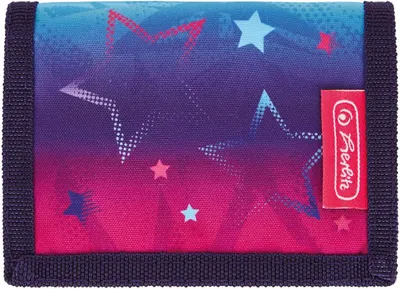 Produktbild von Herlitz Kinder Geldbörse / Geldbeutel / Portemonnaie / "Sterne"