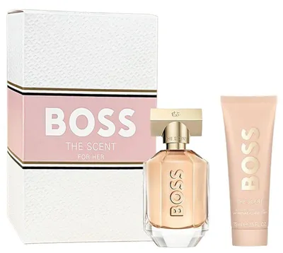 Zdjęcie produktu dla Hugo Boss Zestaw Boss The Scent For Her - woda perfumowana i balsam, 30 + 50 ml