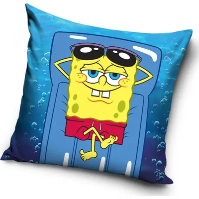 Obrázok produktu pre Obliečka na vankúš Sponge Bob Na lehátku