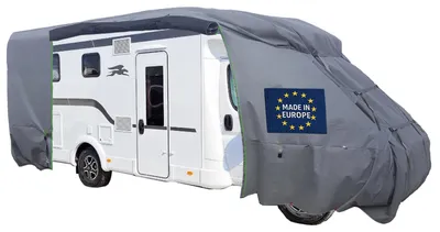 Produktbild von POLCOVER Wohnwagen Abdeckung | Abdeckplane für Wohnwagen Langlebig, Schutzhülle & Atmungsaktive | 5 Schicht Wohnwagenplane UV-beständig & Wetterfest - 625 x 235 x 260 cm