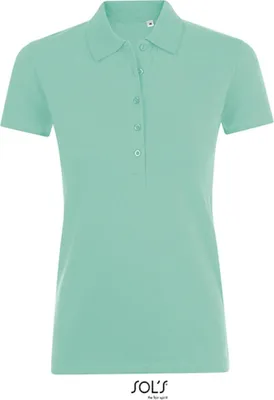 Produktbild von SOLs 01709 | Damen Phoenix Polo / Gekämmte, ringgesponnene Baumwolle - Farbe: Mint - Größe: L