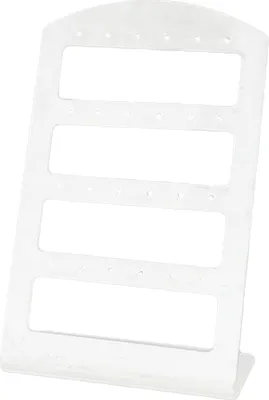 Produktbild von 24/48 Löcher Ohrringe Display Ständer Halter Schmuck Show Rack Acryl Organizer-Transparent,24Holes
