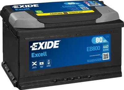 Produktbild von EXIDE Excell Starterbatterie 12V 80Ah 640A/EN B13 L4 Batterie