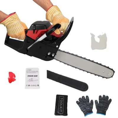 Obrázok produktu pre Benzínová reťazová píla, motor s objemom 58 cm³, priemer rezu 20 palcov, 20 palcov