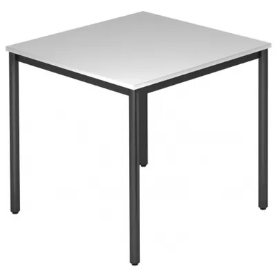 Produktbild von DORAN DR08 D - Grau 80 x 80 mit Rund-Rohr/Schwarz