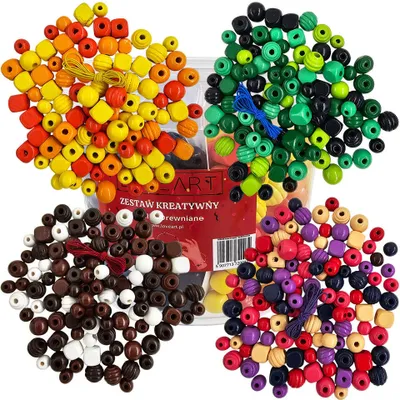 Produktbild von LOVEART KREATIVES ARTWORK-SET Kreativ-Set - Holzperlen