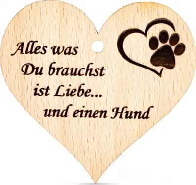 Produktbild von Anhänger Liebe & einen Hund