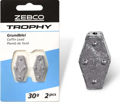 Produktbild von Zebco Trophy Grundblei sechseckig Sargblei 20g 3 Stück