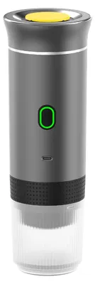 Image de Machine à café portable pour la voiture, la maison ou les voyages, machine électrique 3-en-1 à batterie, compatible avec les capsules et le café moulu, mini-chaleur pour infusion à froid de 15 bars avec tasse de 120 ml