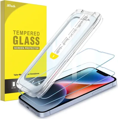 Produktbild von Schutzfolie für iPhone 14 Plus 6,7 Zoll HD Klar 9H Panzer Glas 2 Stück