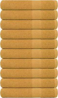 Obrázok produktu pre Uteráky FROGN 10 ks zlaté 100x200 cm 360 g/m²