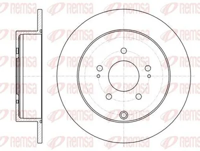 Produktbild von 2x REMSA Bremsscheibe 61098.00 hinten passend für PEUGEOT 4007 (VU_ VV_) 302mm