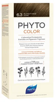 Zdjęcie produktu dla Phyto Color 6.3 Dark Golden Blonde Farba do wosw (PRODUKT Z NIEMIEC)