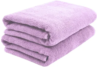 Obrázok produktu pre Omgoods – Súprava dvoch extra veľkých ručníkov do sauny, 70x200 cm – 100% bavlna, fialová