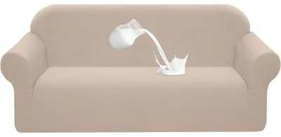 Produktbild von Sofabezug Stretch Wasserdicht 3 Sitzer Khaki