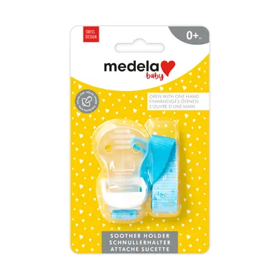 Image de Medela baby attache-sucette turquoise 1 pc