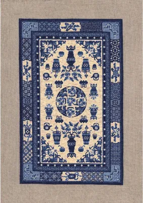 Image de Le Bonheur des Dames counted petit point kit "Dywan pekiński", 18x29cm