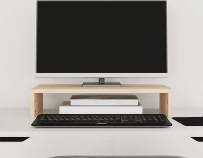 Obrázok produktu pre vidaXL Stojan na monitor 50x27x10 cm z masívneho borovicového dreva