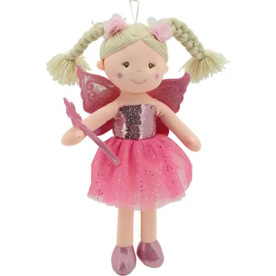 Produktbild von Sweety Toys 11803 Stoffpuppe Fee Plüschtier Prinzessin 45 cm pink