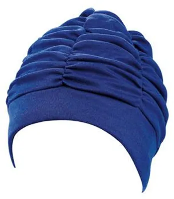 Image de Bonnet de bain Beco pour femme | Tissu | Grande taille | Bleu