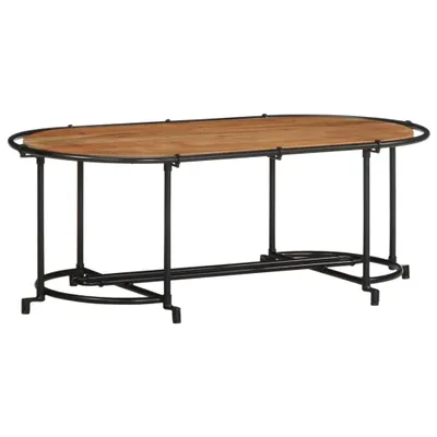 Produktbild von "2026 Promotion" Couchtisch Wohnzimmer - Kaffeetisch - 110x55x40 cm Massivholz Akazie - Sofatisch CC24265