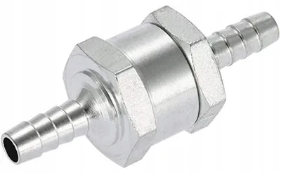 Image de Soupape de non-retour pour pompe à carburant, 6 mm, en métal – Valve pour conduite d'essence dans une voiture